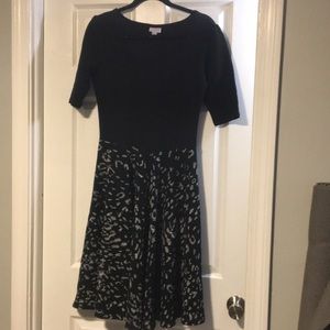 Black and animal print Nicole